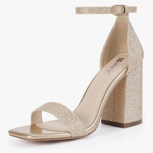 IDIFU Glittering Gold Heels